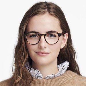 Warby Parker Percey Prescription Glasses Case Brown sunglasses